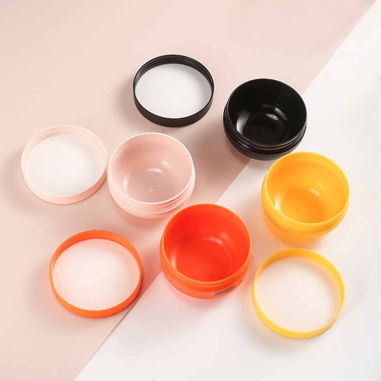 200ml 250ml 300ml 500ml Matte Surface PP Plastic Cosmetic Face Cream Jar