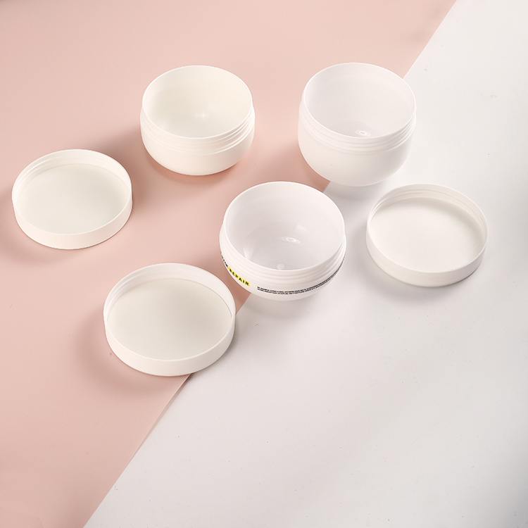 200ml 250ml 300ml 500ml Matte Surface PP Plastic Cosmetic Face Cream Jar