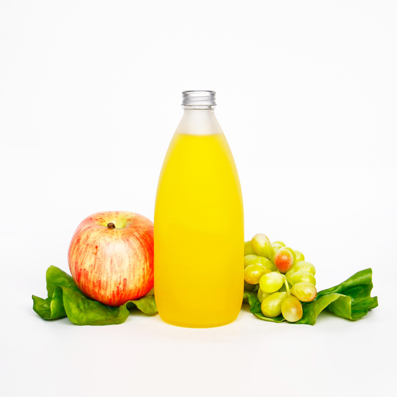 200ml/250ml/350ml/500ml Frosted Juicer Glass Bottles Beverage Fruit Cold Brew Glass Bottle With 28mm Mouth