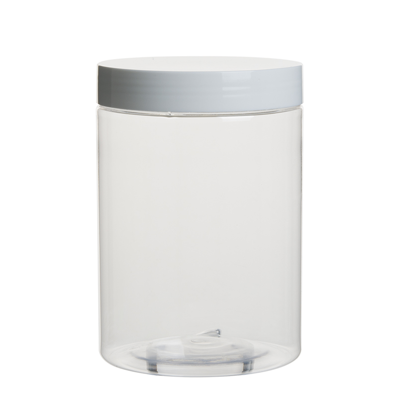 200ml 250ml 400ml 600ml 800ml 1000ml clear plastic jar wholesale eco-friendly food jar pet storage jar