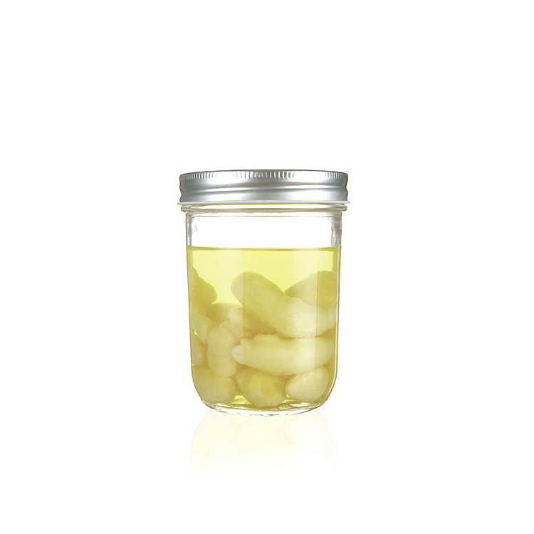 200ml 250ml 400ml Wide mouth glass mason jar for jam canning food storage
