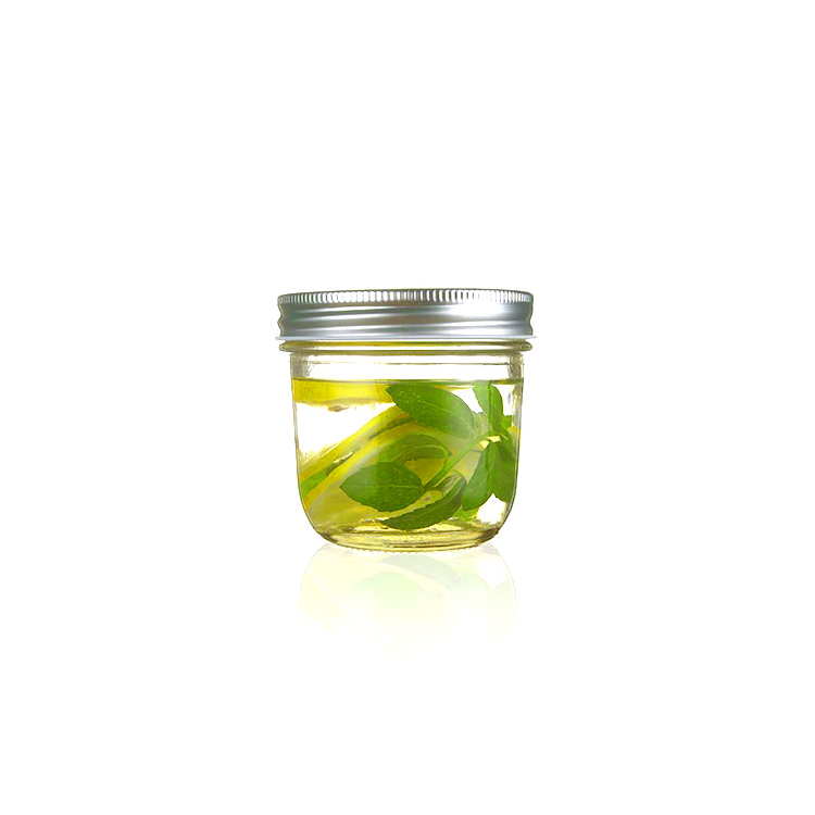 200ml 250ml 400ml Wide mouth glass mason jar for jam canning food storage
