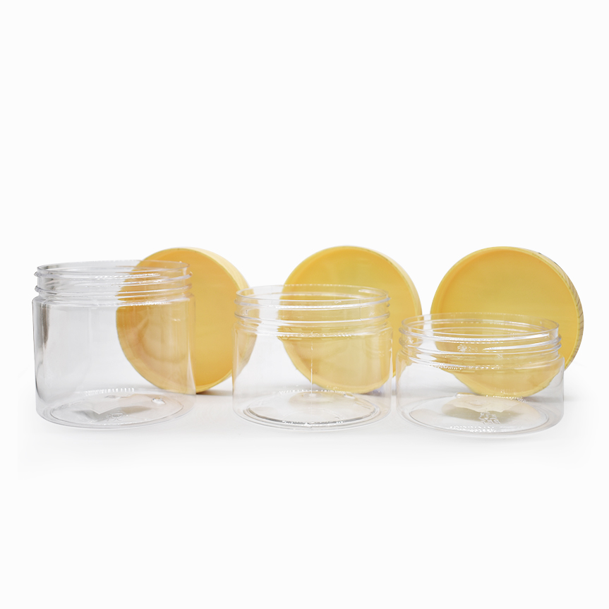 200ml 300ml 400ml 500ml 800ml 1000ml cosmetic packaging cream jars with plastic bamboo cap