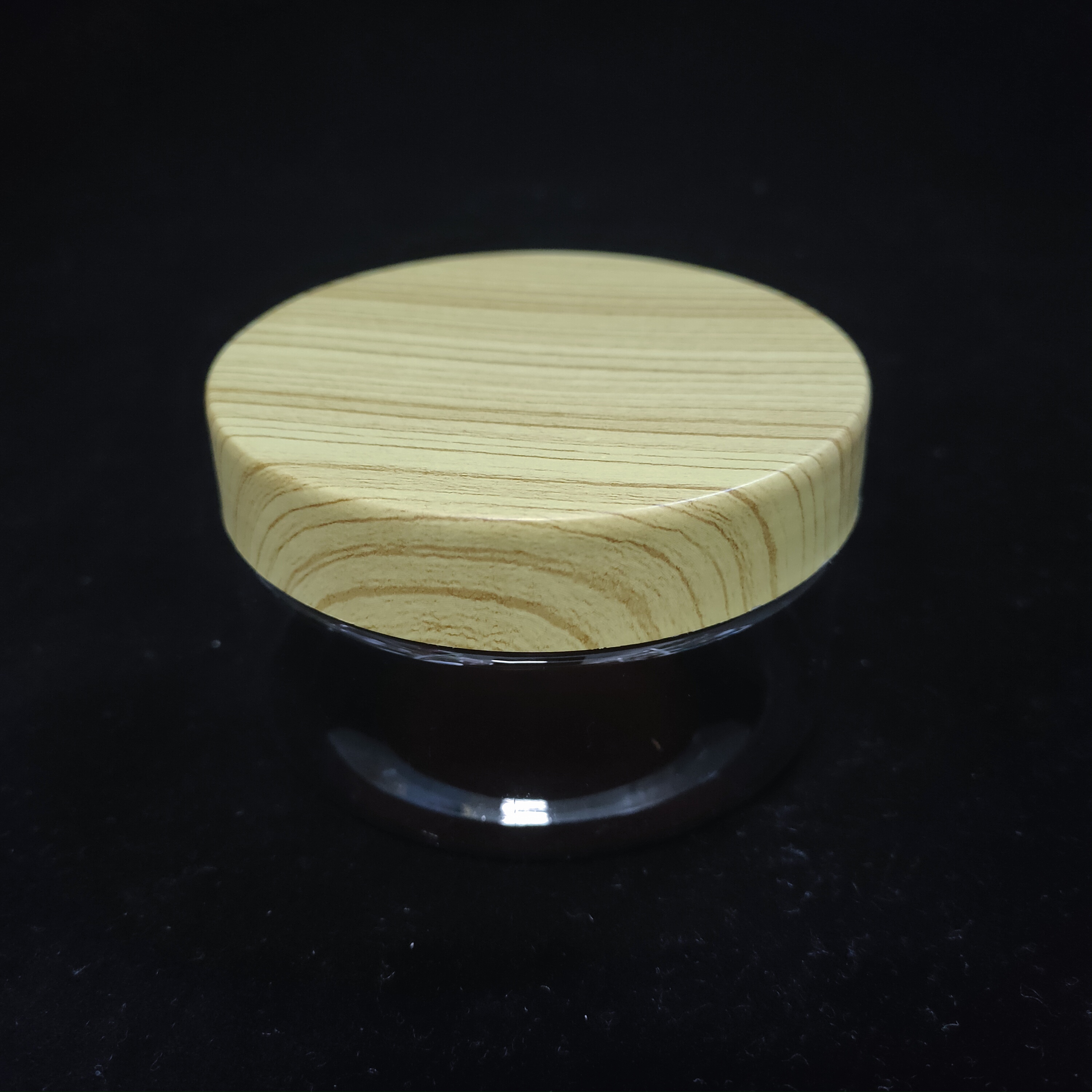 200ml 300ml 400ml cosmetic packaging clear amber black pet plastic cream jar with plastic lid