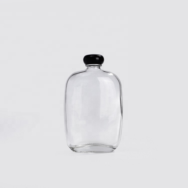 200ml 300ml 500ml Frosted wine liquor beverage coffee glass bottle with screw lid