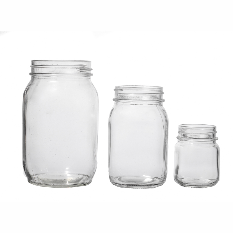 200ml 300ml 500ml Glass Mason Jars Flint High Quality Customize Storage Food Glass Jar Manufacturers