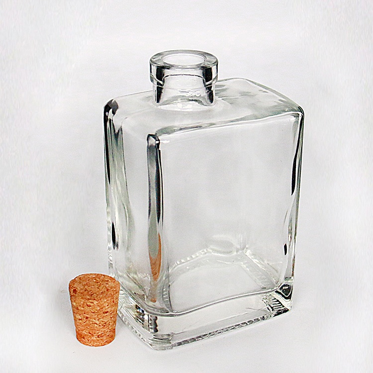 200ml 300ml Liquor wine glass container luxury whisky glass bottles for liquor