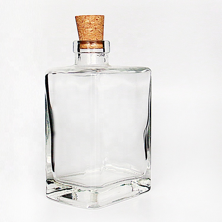 200ml 300ml Liquor wine glass container luxury whisky glass bottles for liquor