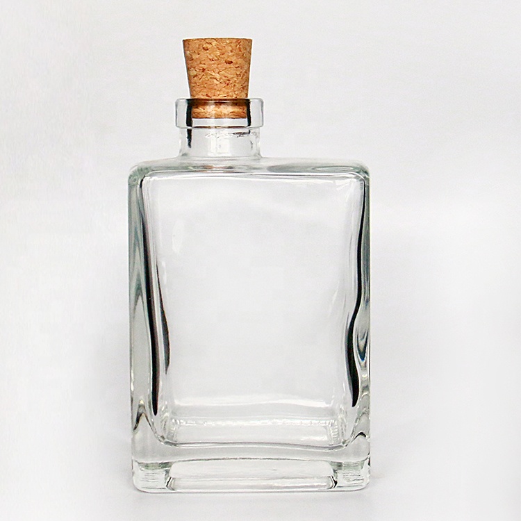 200ml 300ml Liquor wine glass container luxury whisky glass bottles for liquor