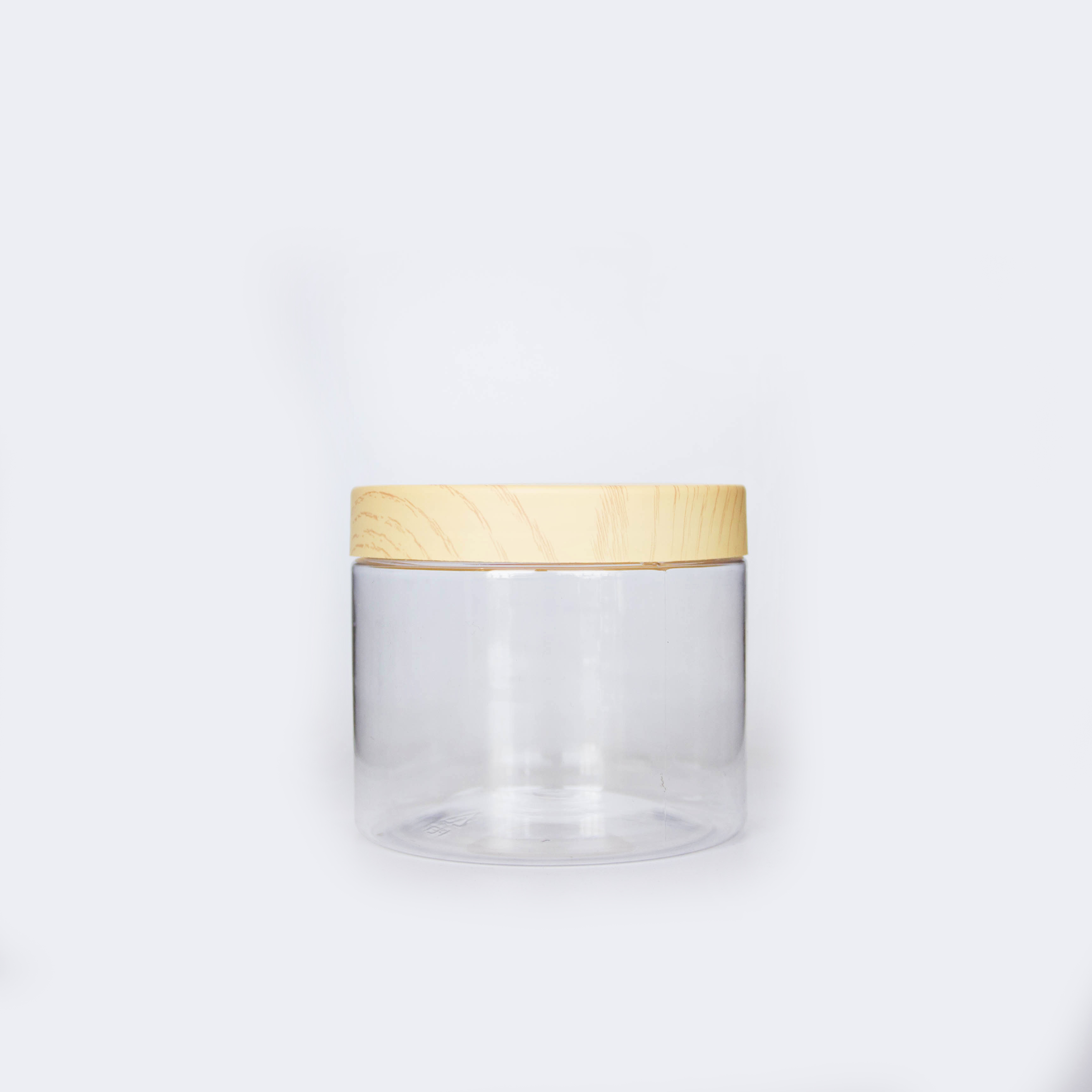 200ml 300ml Wholesale Food Grade PET Wide Mouth Storage Jar With Beautiful Screw Lid