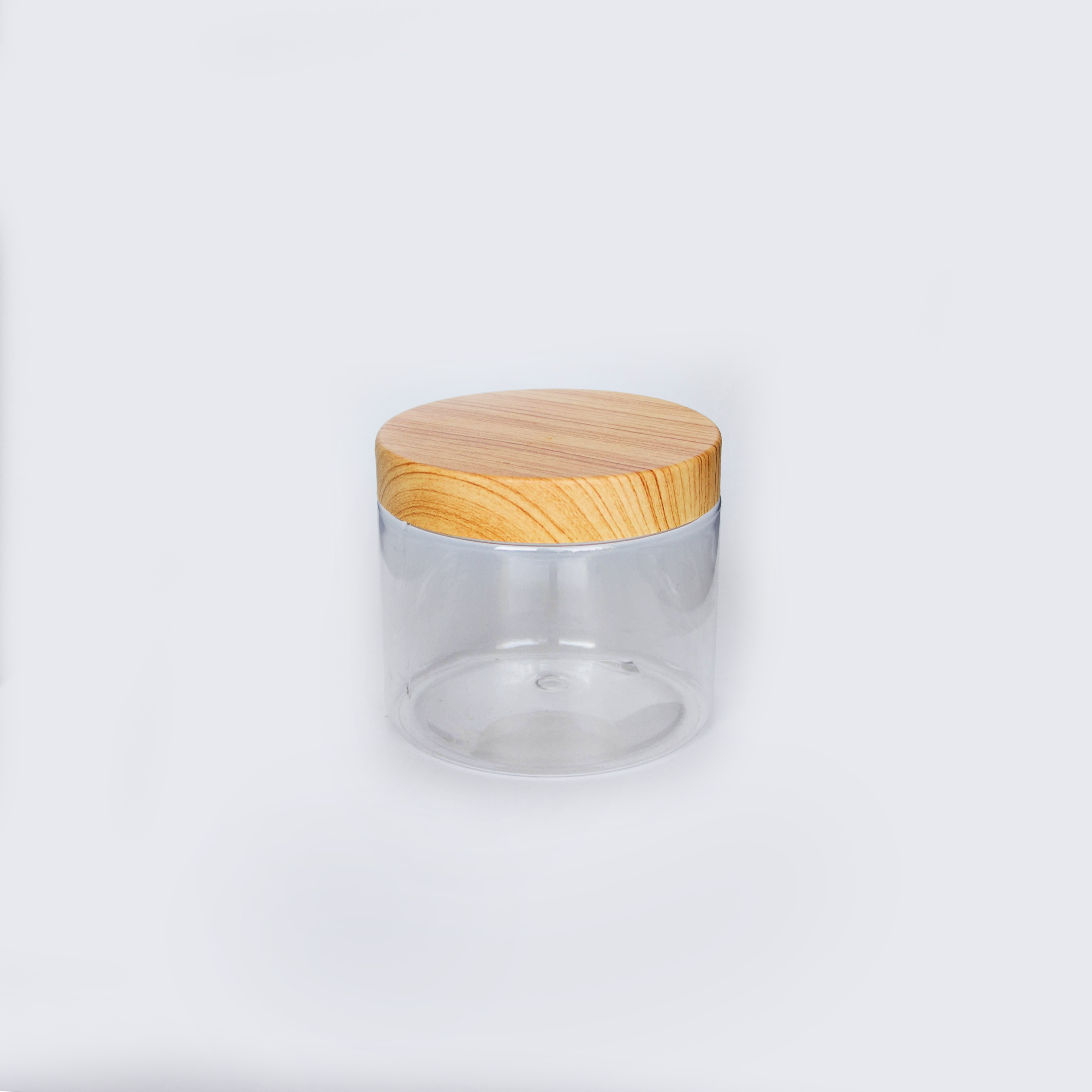 200ml 300ml Wholesale Food Grade PET Wide Mouth Storage Jar With Beautiful Screw Lid