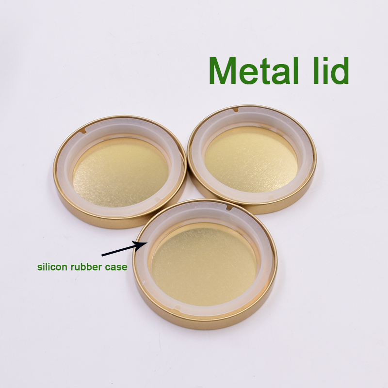 200ml 300ml frosted candle jars with gold metal lids