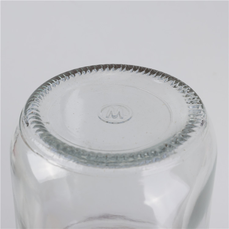 200ml 350ml 500ml wide mouth glass taper shape jar for jam canning food storage