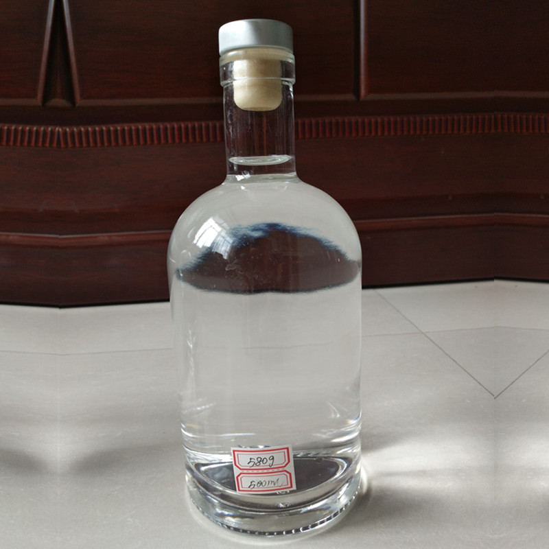200ml 375ml 500ml 700ml 750ml 1000ml Hot Sale Empty Cylinder Vodka Spirit Whisky Wine Glass Bottle for Liquor with cork