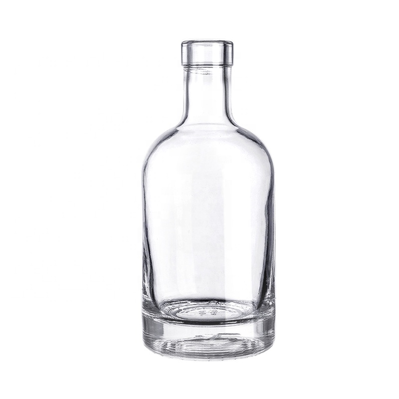 200ml 375ml 500ml 700ml 750ml 1000ml black glass bottle vodka spirit wine bottle for liquor