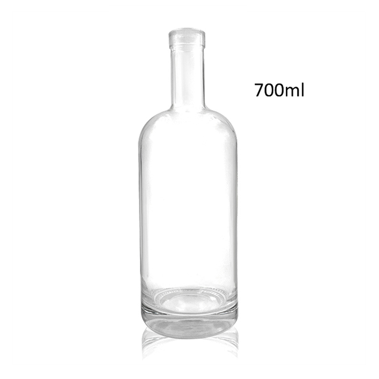200ml 375ml 500ml 700ml 750ml 1000ml oslo liquor gin whisky glass vodka spirit bottle for Liquor