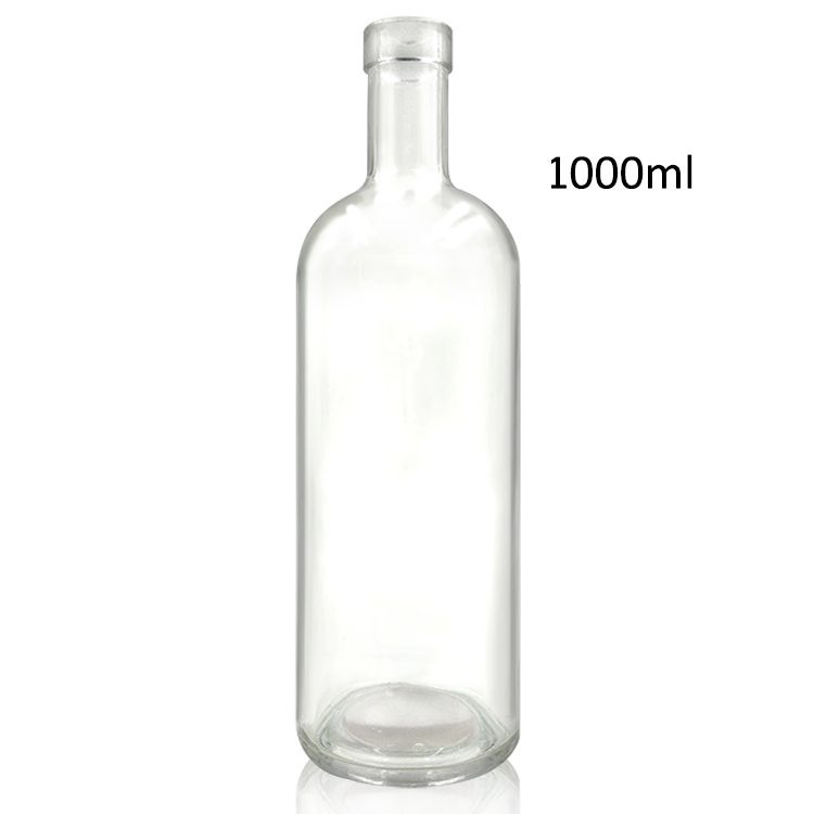 200ml 375ml 500ml 700ml 750ml 1000ml oslo liquor gin whisky glass vodka spirit bottle for Liquor