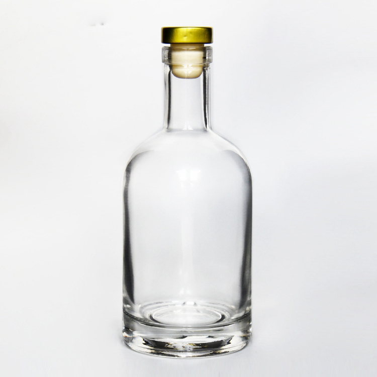 200ml 375ml 500ml 750ml Extra White Flint Glass Wine Liquor Bottles Empty Clear Glass Bottle Whisky Vodka bottles