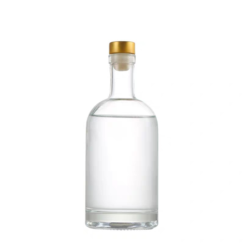 200ml 400ml 500ml 750ml 1000ml Bottle Glass Vodka Spirit Bottle