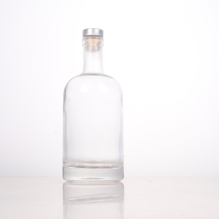 200ml 400ml 500ml 750ml 1000ml glass spirits bottles with stopper for gin vodka tequila liquor alcohol