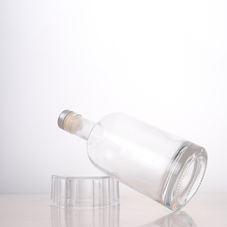 200ml 400ml 500ml 750ml 1000ml glass spirits bottles with stopper for gin vodka tequila liquor alcohol