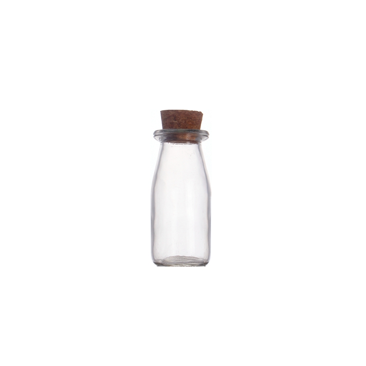 200ml 7oz clear Glass Favor Jar with Cork Lids Pudding Jars with Cork Stopper,Glass Jars with Ice Cream