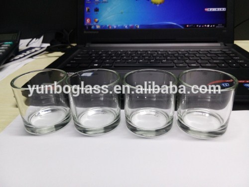 200ml Clear flint Transparent empty glass candle jars for candle making