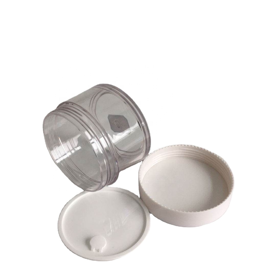 200ml Cosmetic Plastic Packaging Wide Mouth Cream PETG Jars