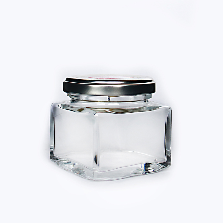 200ml Crystal Glass Jar with Novel Design Lid
