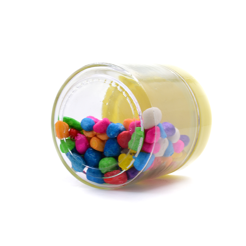 200ml Custom Made Round Glass Cosmetic Jar Straight Side Glass Jar with Lid