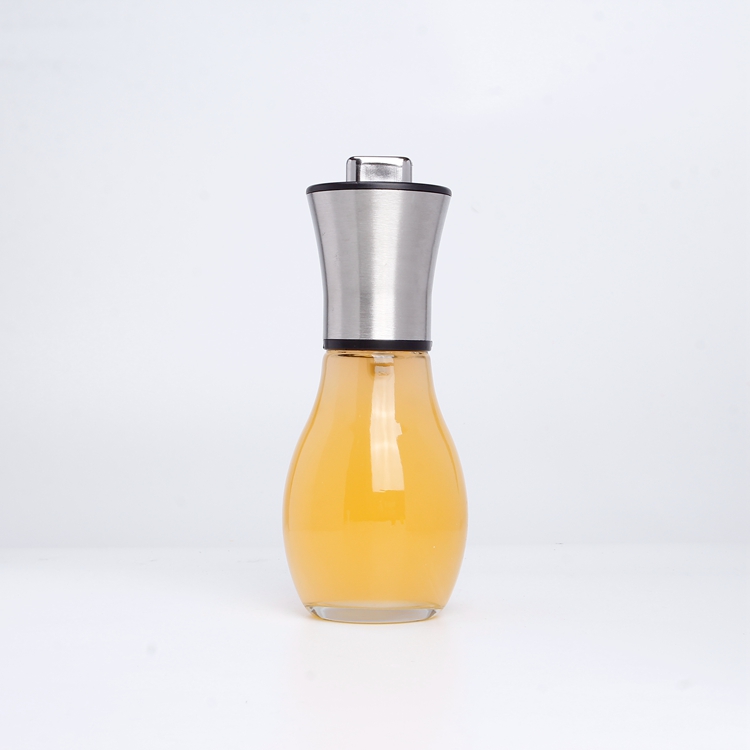 200ml Custom Olive Oil Spray Bottles for Cooking with Stainless Steel Refillable Oil Sprayer Oil Vinegar Dispenser Bottle