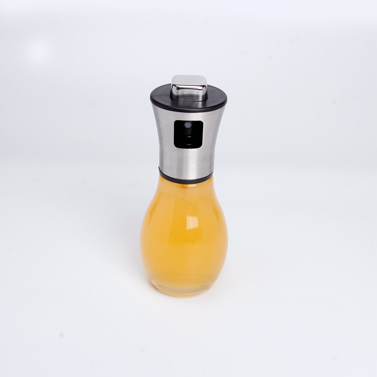 200ml Custom Olive Oil Spray Bottles for Cooking with Stainless Steel Refillable Oil Sprayer Oil Vinegar Dispenser Bottle