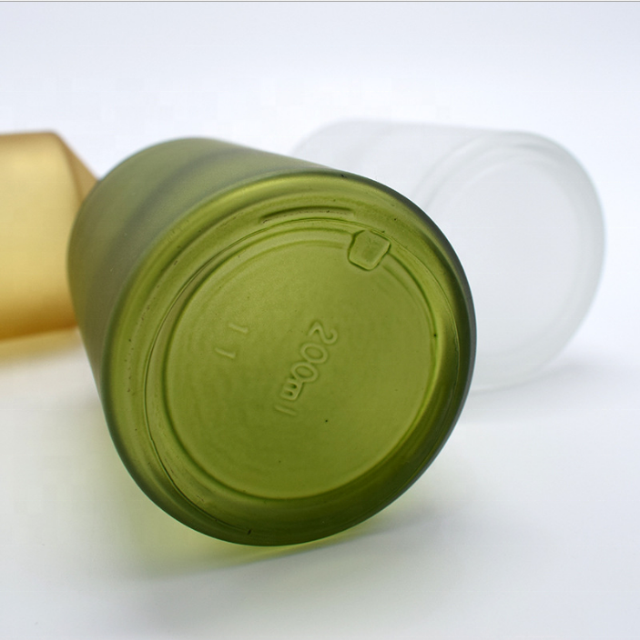 200ml Empty Slanted Shoulder Glass Cream Bottle