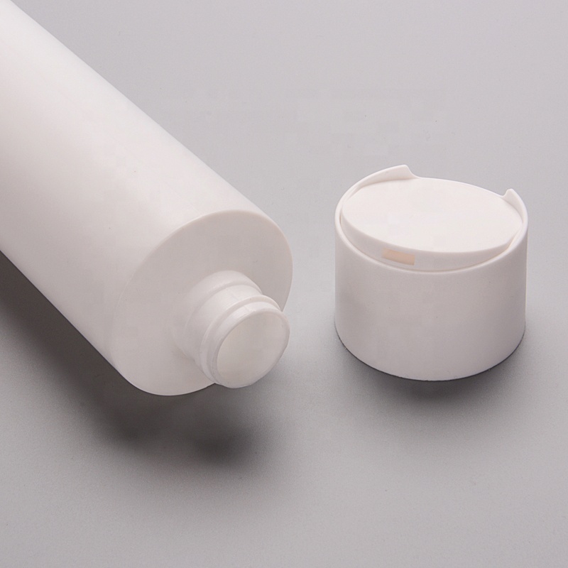 200ml Flat Shoulder Plastic HDPE Black Shampoo Bottle