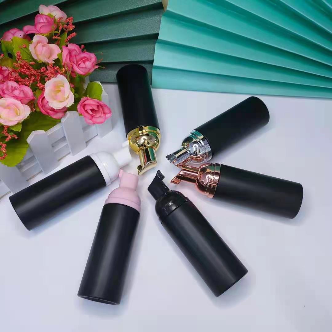 200ml Foam pump black bottle and soap foam bottle cosmetic