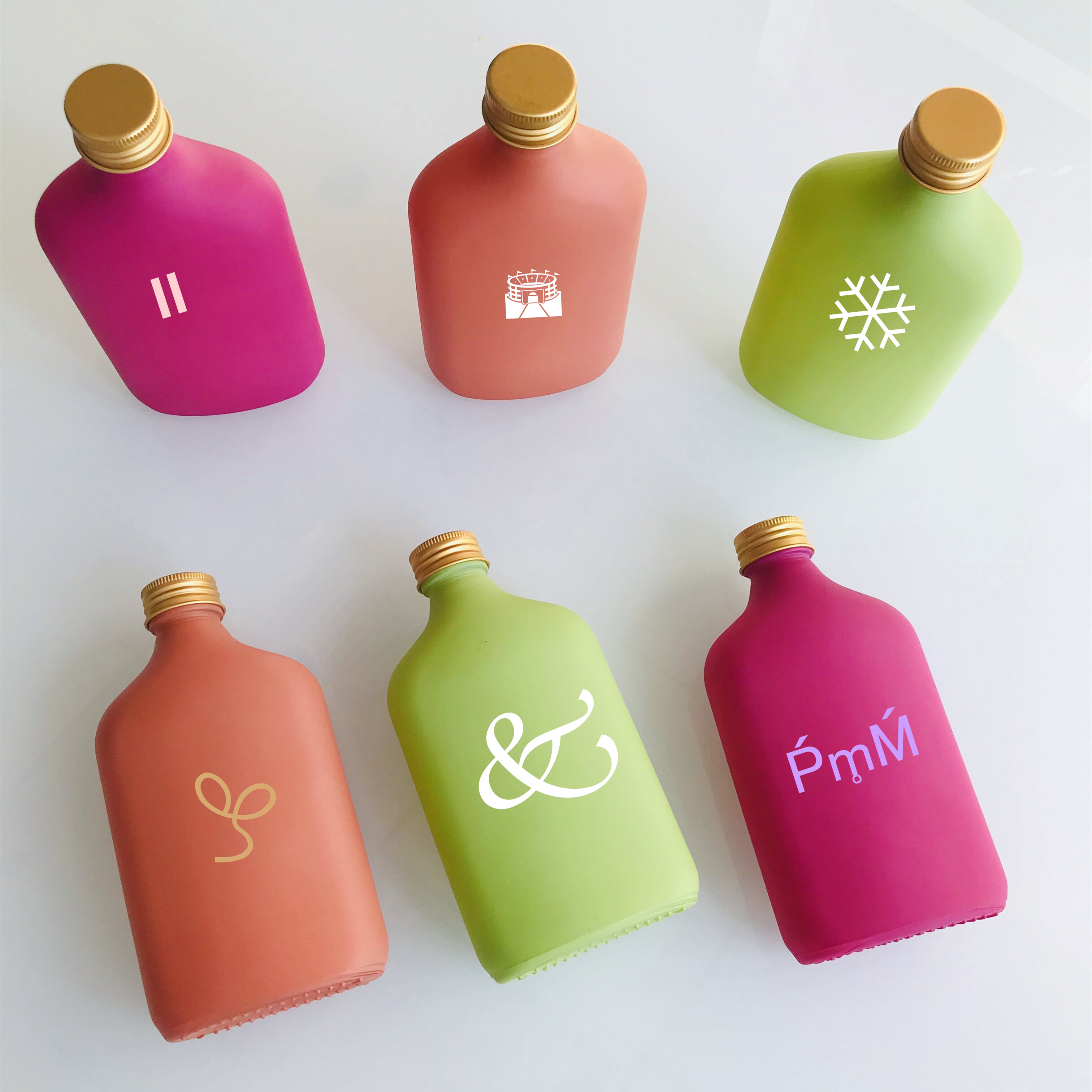 200ml Glass Bottle For Cold Brew Coffee 100ml Flat Flask Liquor Bottle 250ml 350ml 500ml For Whisky Vodka Custom Logo