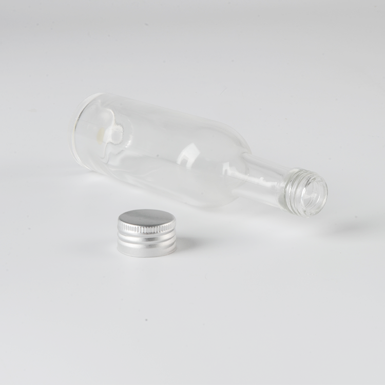 200ml Hot Sale Custom Glass Hot Sauce Bottles with Aluminum Screw Lid