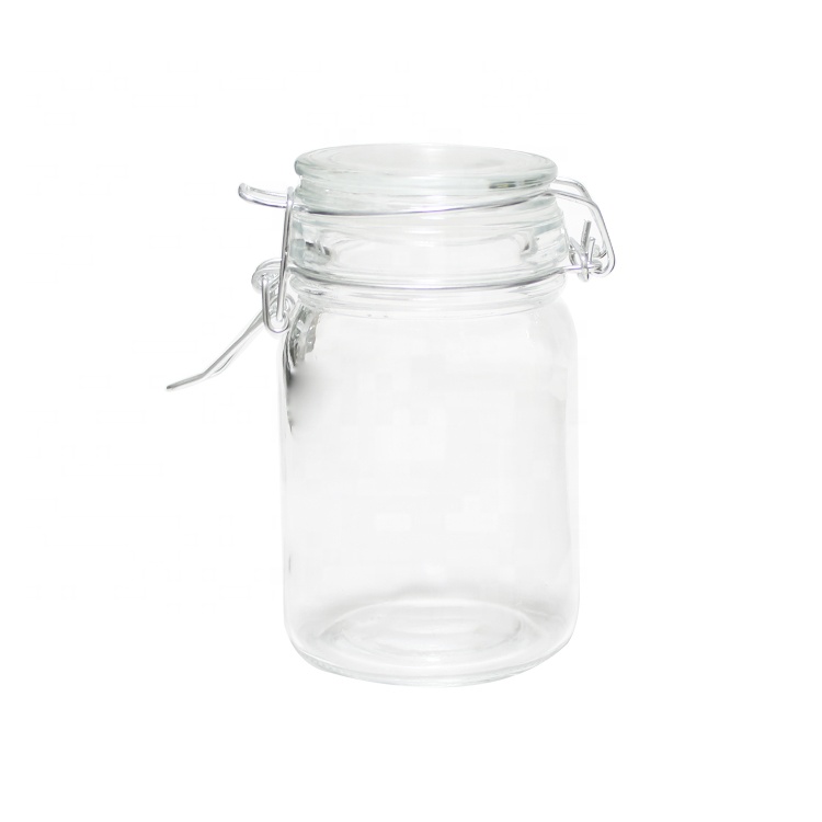 200ml Lead free sealed round bottom food glass jar glass candy jars wholesale