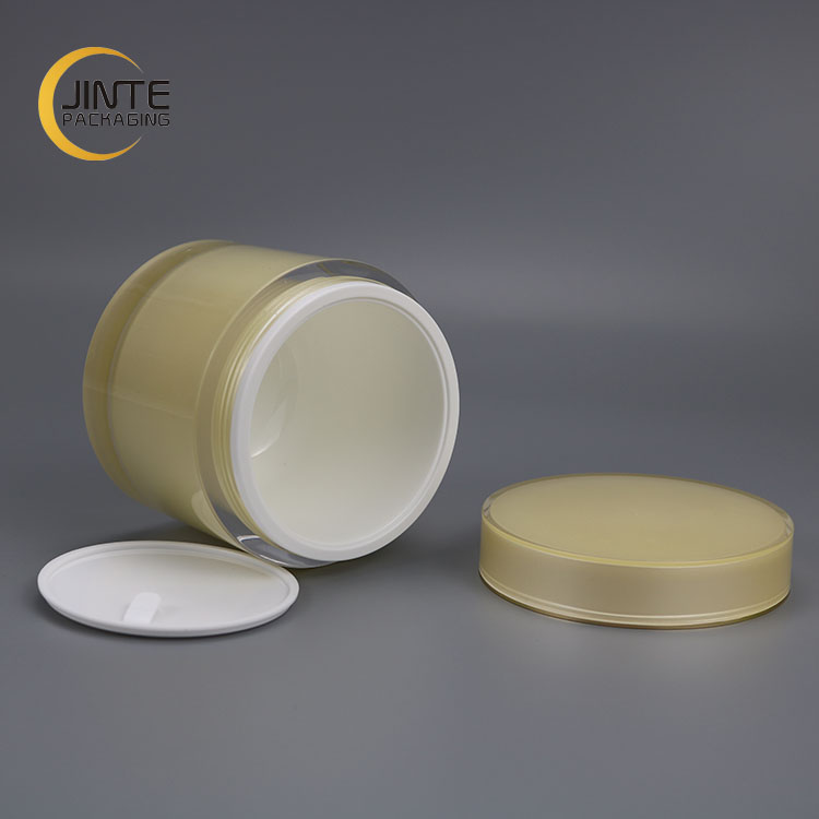 200ml Leakproof Thick Wall Yellow Body Botter Jars With Liner And Sealing Gasket