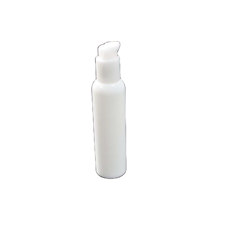 200ml Lotion bottle white Fashion  Opal Glass Bottle Porcelain Lotion Pump Bottle