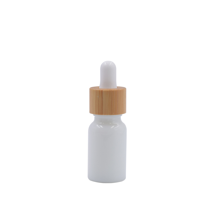 200ml Natural bamboo dropper essential oil bottles glass cosmetic bottles