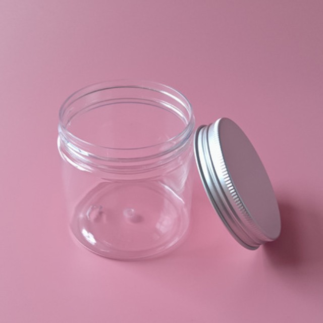 200ml PET clear nuts cosmetic packaging jars plastic jars for flowers tea