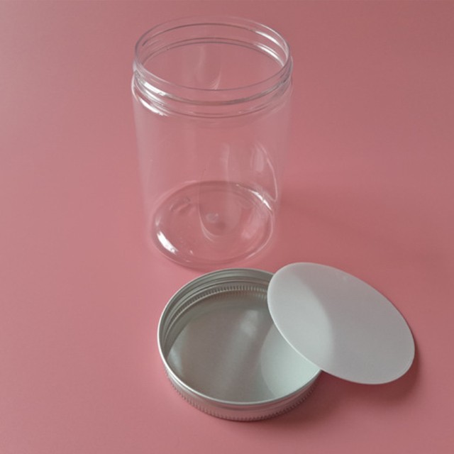 200ml PET clear nuts cosmetic packaging jars plastic jars for flowers tea