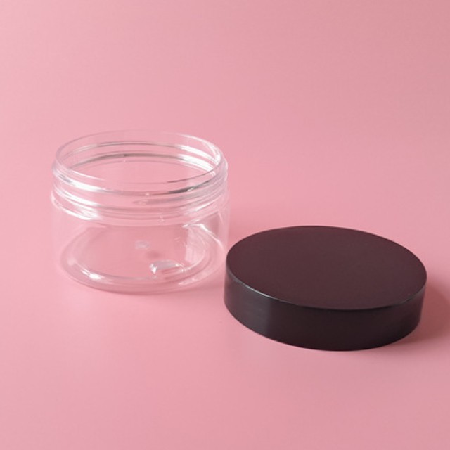 200ml PET clear nuts cosmetic packaging jars plastic jars for flowers tea