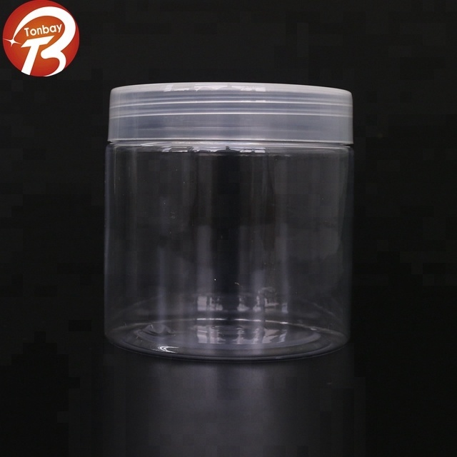 200ml PET plastic candy jar with lid /aluminum cap