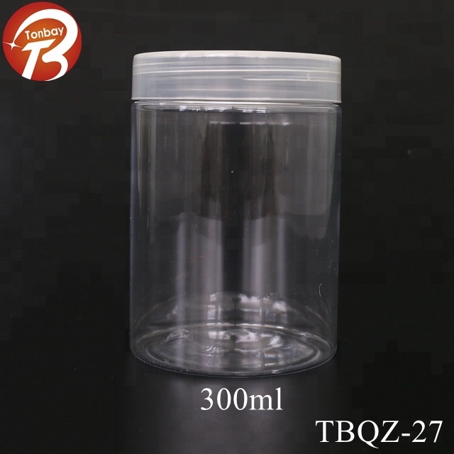 200ml PET plastic candy jar with lid /aluminum cap