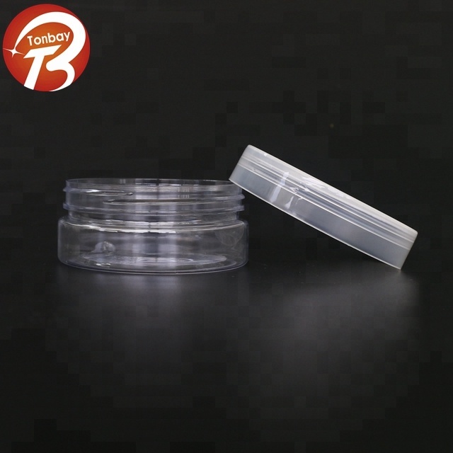 200ml PET plastic candy jar with lid /aluminum cap