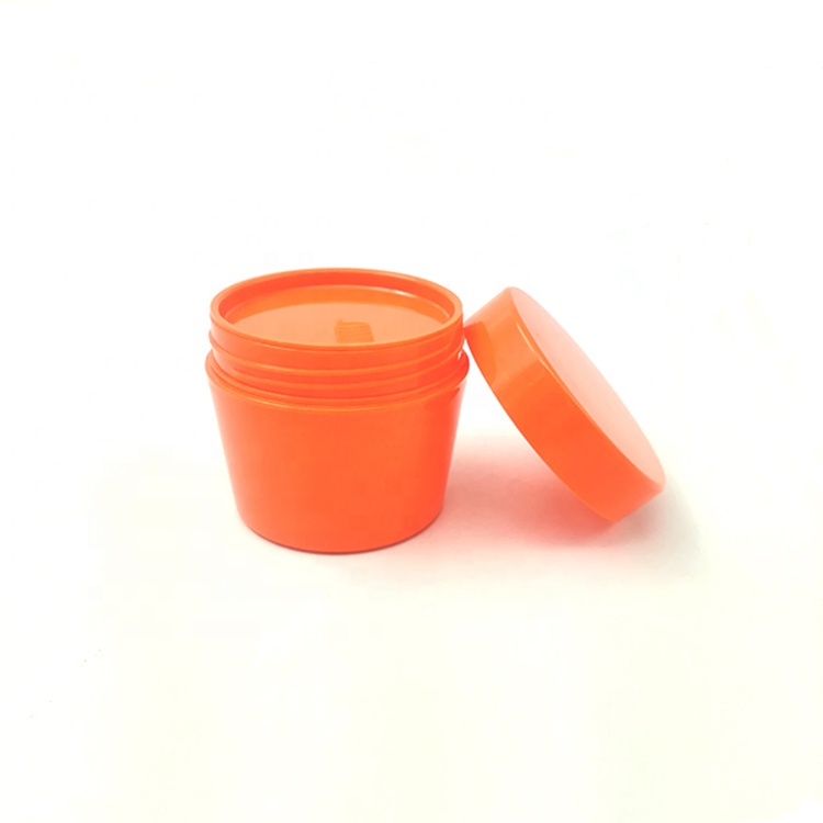 200ml PP cosmetic jar, plastic jar for cream,matte black cosmetic jar