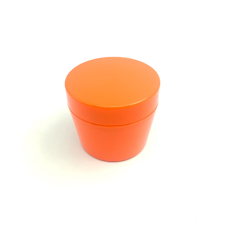 200ml PP cosmetic jar, plastic jar for cream,matte black cosmetic jar