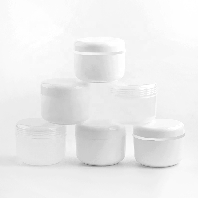 200ml Plastic PP cream round jar with lids for cosmetic jars